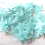 100pc/Set Glow In The Dark Stars Wall Stickers