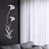 3D Diy Flower Shape Acrylic Wall Sticker