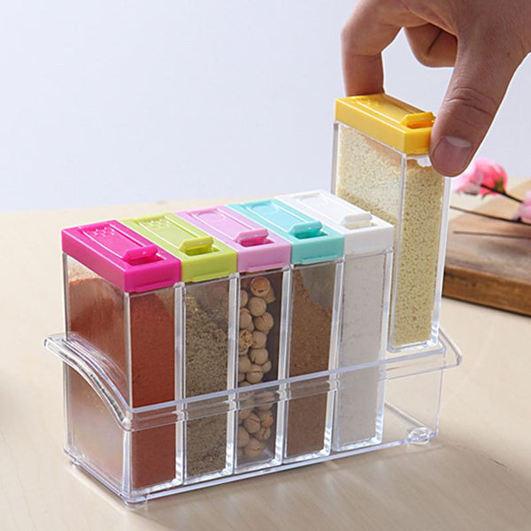 Transparent Spice Storage Containers