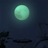 3D Moon Planet Fluorescent Wall Stickers