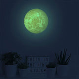 3D Moon Planet Fluorescent Wall Stickers